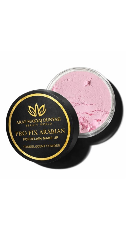 PRO FIX ARABIAN Porcelain Make Up Transparan Pudra - Pembe