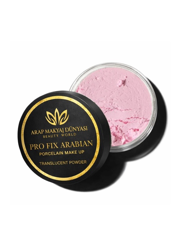 PRO FIX ARABIAN Porcelain Make Up Transparan Pudra - Pembe