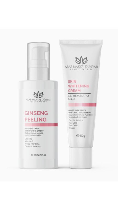 Cit Beyazlatıcı Krem ve Gilseng Peeling Set