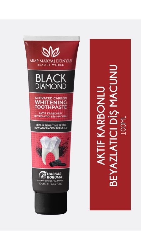 Aktif Karbon Beyazlatıcı Diş Macunu 100 ml