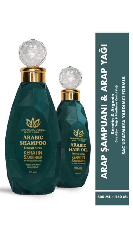 Arap Yağı & Şampuanı 2'li Set 