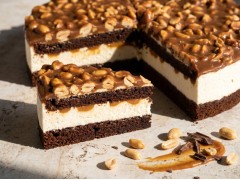Peanut Caramel Cake