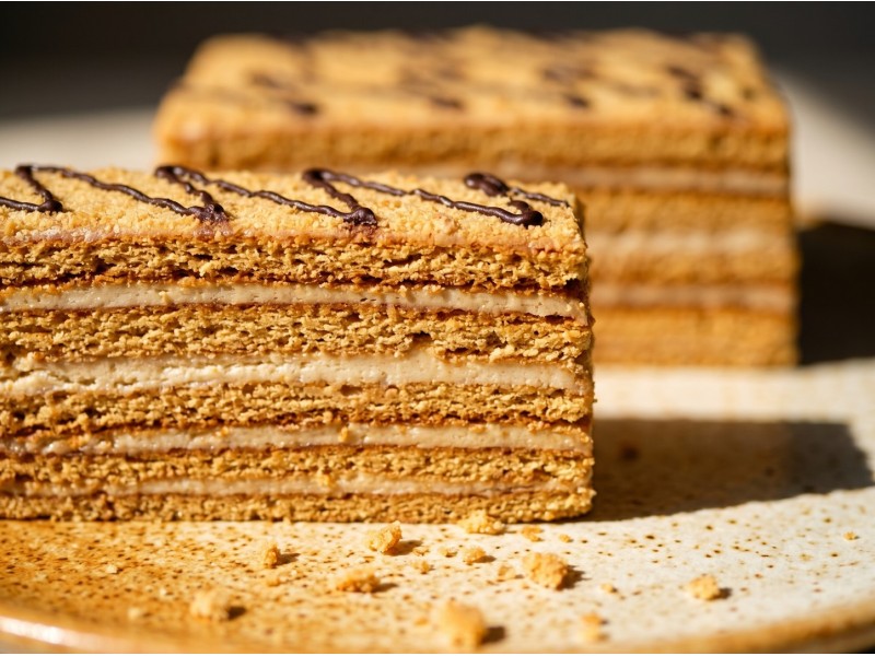 Honey Walnut Cake