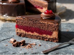 Chocolate and Sour Cherry Cake
