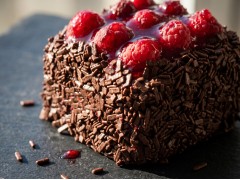 Black Raspberry Mono Cake