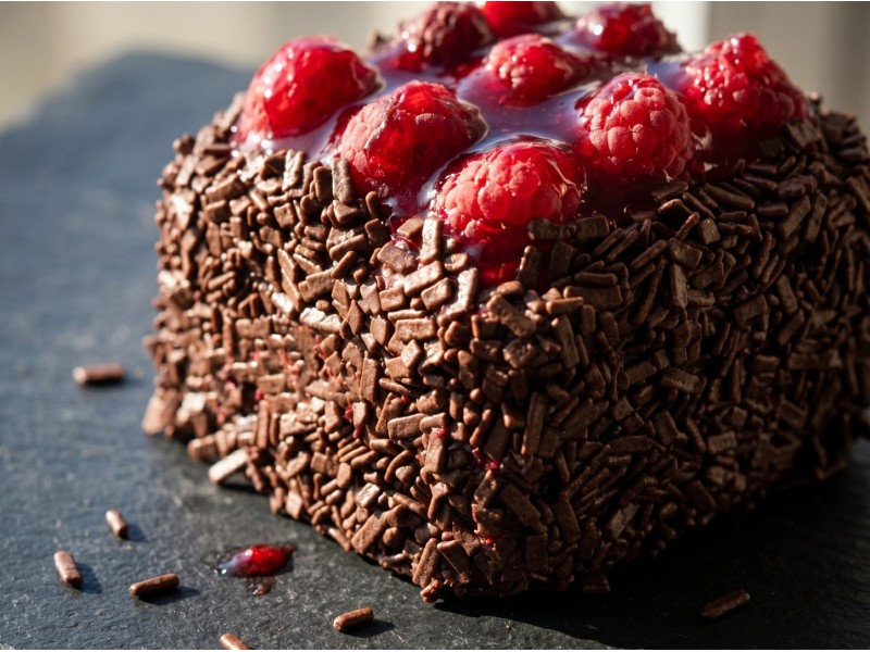Black Raspberry Mono Cake